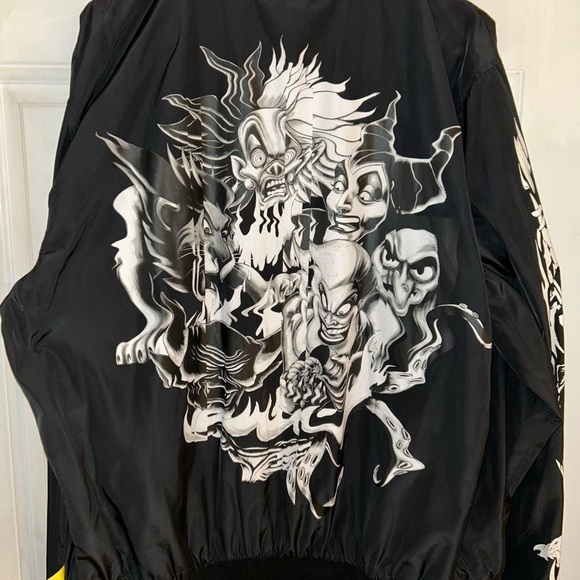 Disney Villains x Heidi Klum Black Bomber Jacket - Picture 2 of 4